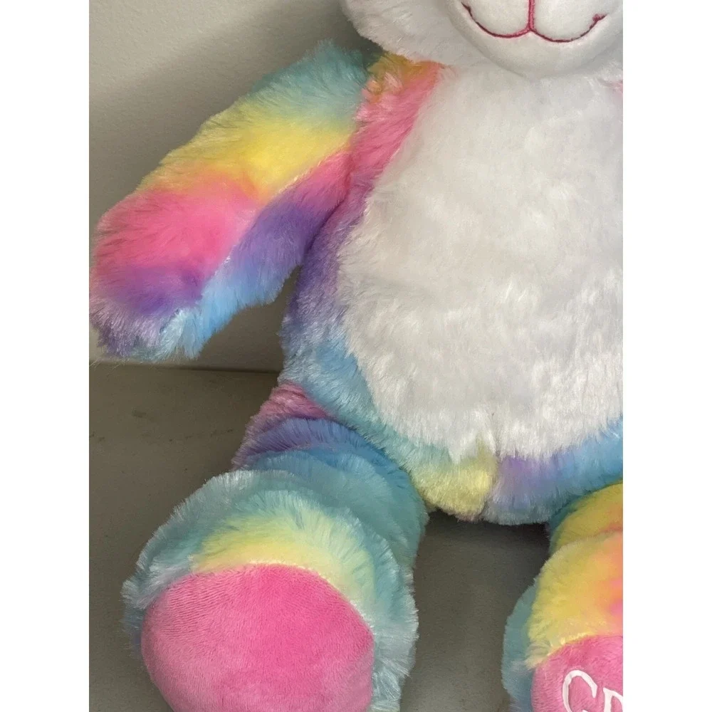 Build A Bear Great Wolf Lodge Rainbow Plush Sherbet BAB Limited Edition Toy